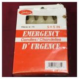 Pack Of Star Emergency Candles (Sealed)