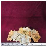 Lot Of Crystal Palace Coupon Tickets (Vintage)