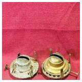 Lot Of 2 Oil Lamp Parts (Antique)