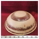 Glass Ceiling Light Cover (Vintage)