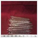 Lot Of 24 Glass Christmas Tree Icicles (Vintage)