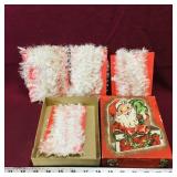 4 Sets Of Angel Hair Rope Strand Decorations