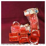 Lot Of Small Plastic Party Baskets (Vintage)