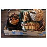 Box Lot Of Assorted Baskets