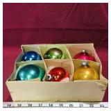 Box Of 6 Christmas Ornaments (Vintage)