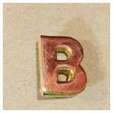 Letter "B" Brooch