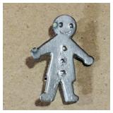 Gingerbread Man Brooch