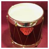 Ceramic Christmas Drum Plant Pot