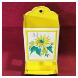 Tin Wall Mount Matchbook Holder (Vintage)