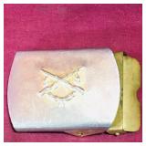 Military Insignia Belt Buckle (Vintage)
