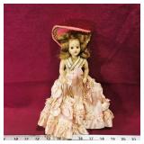 Plastic Nodder Doll (Vintage) (9" Tall)