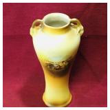 Ceramic Flower Vase (Vintage) (6" Tall)