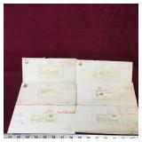 Lot Of 6 White Rose Company Envelopes (Vintage)