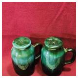 Pair Of Pottery Salt & Pepper Shakers (Vintage)