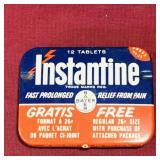 Bayer Instantine Tablets Container (Vintage)
