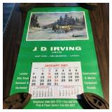 2001 J.D. Irving Advertising Calender
