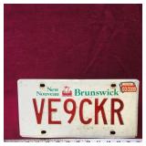 2009 New Brunswick License Plate