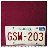 2008 New Brunswick License Plate