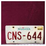 2010 New Brunswick License Plate