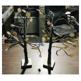 Pair Of Decorative Table Trees (25" Tall)