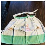 Embroidered Kitchen Apron (Vintage)