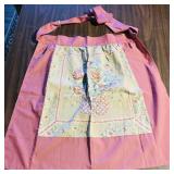 Linen Kitchen Apron (Vintage)