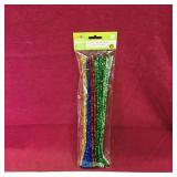 Pack Of Glitter Chenille Stems (Sealed)