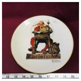 Norman Rockwell Decorative Christmas Plate
