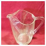 Glass Water / Juice Pitcher (Vintage)