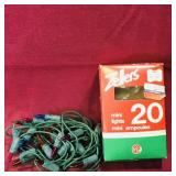 Zellers Mini Christmas Lights & Box (Vintage)