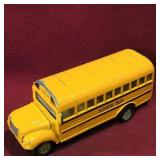 Metal Toy School Bus (Vintage)