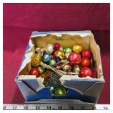 Box Of Small Christmas Ornaments (Vintage)