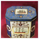 Small Nautical Tea Tin (Vintage)