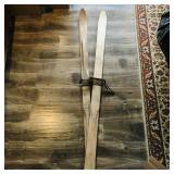 Wooden Winter Ice Skis (Antique)