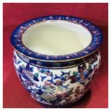 Porcelain Flower Pot (Vintage)