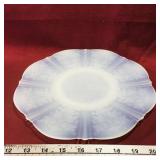 Milk Glass Serving Plate (Vintage) (10 1/2")