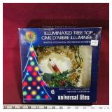 Universal Illuminated Wreath Tree Top Decoration