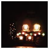 Santa Claus House Light Decoration
