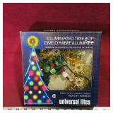 Universal Illuminated Wreath Tree Top Decoration