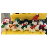Plush Frosty Family Draft Stopper