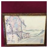 Framed Hornyanski Art Print (Vintage)