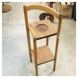 Wooden Ashtray Stand (Vintage)
