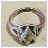 1975-76 Sterling Silver SJHS Grad Ring