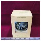 Winter Scene Christmas Ornament (Vintage)