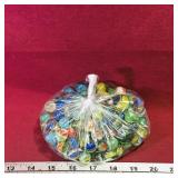 Bag Lot Of Assorted Vintage Marbles