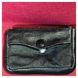 Small Leather Pocket Card Pouch