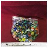 Bag Lot Of Assorted Vintage Marbles