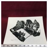 Silhouette Art Print (7 3/4" x 11")