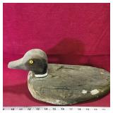 Painted Wooden Duck Decoy (Vintage)