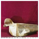 Painted Wooden Duck Decoy (Vintage)